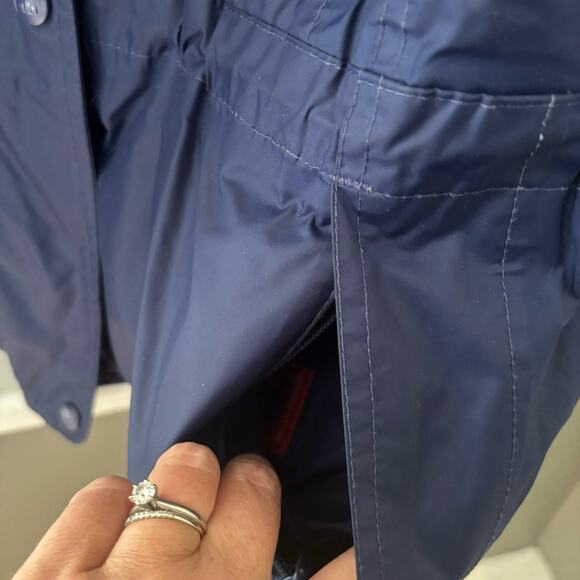 Helly Hansen Men's Hooded Windbreaker Rainjacket Zip Up Packable in Navy Size M - Picture 5 of 7